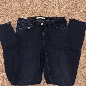 Zara mid rise stretch jeans